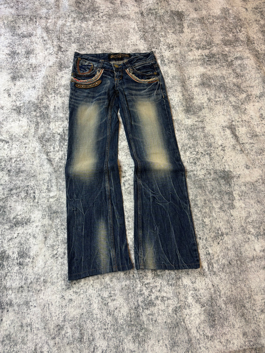 Japanese Red Pepper Bootcut Damenjeans (S)