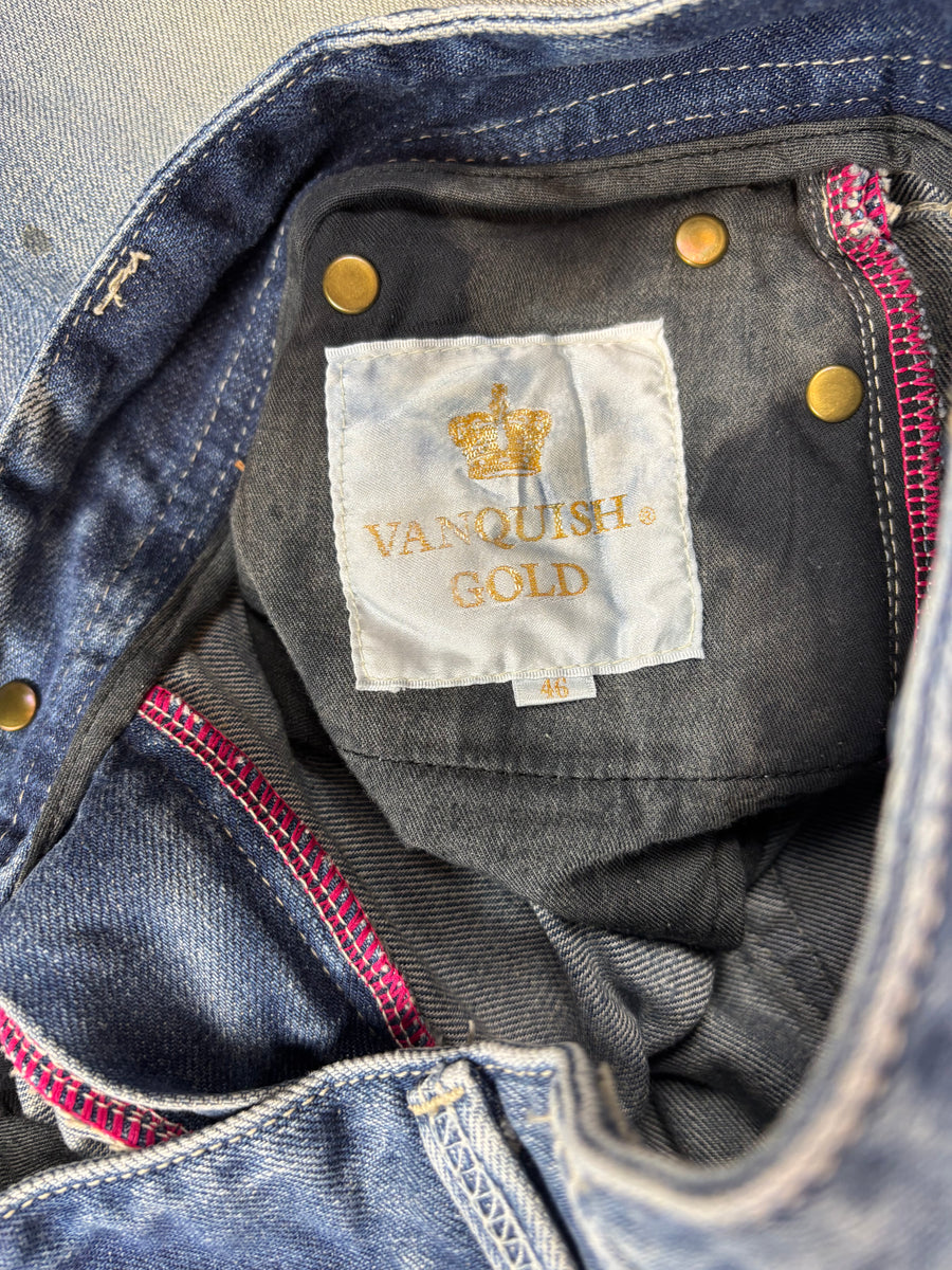 Japanese Vanquish Bootcut Herrenjeans (S-M)