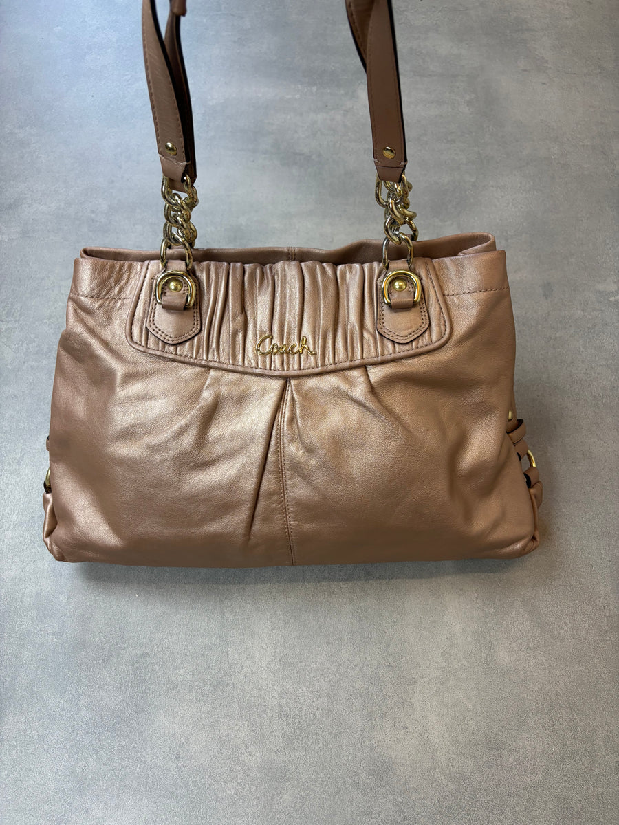 Coach Leather Shoulder Bag