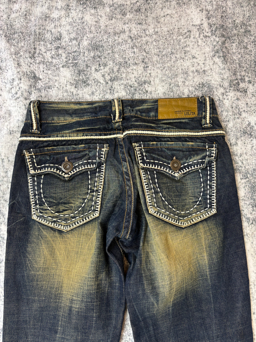 Japanese Lolita Bootcut Damenjeans (S-M)