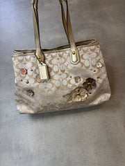Coach Floral Signature Tote Bag