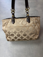 Coach Optic Signature Tote Bag