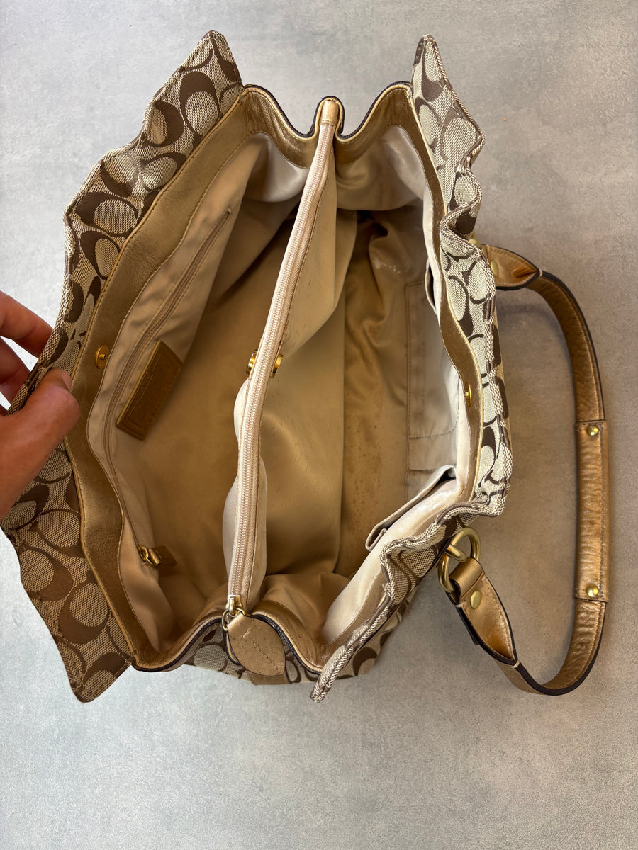 Coach Monogram Shoulder Bag