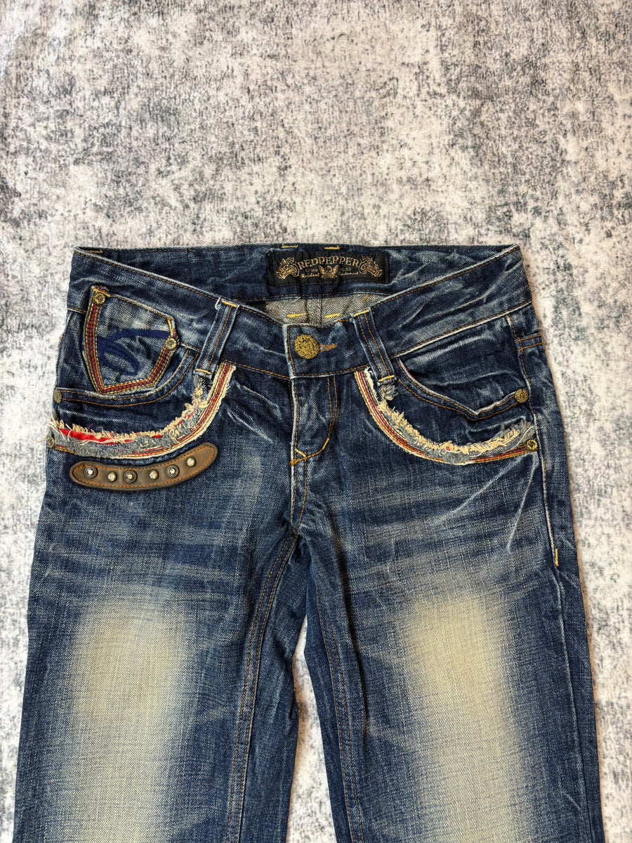 Japanese Red Pepper Bootcut Damenjeans (S)