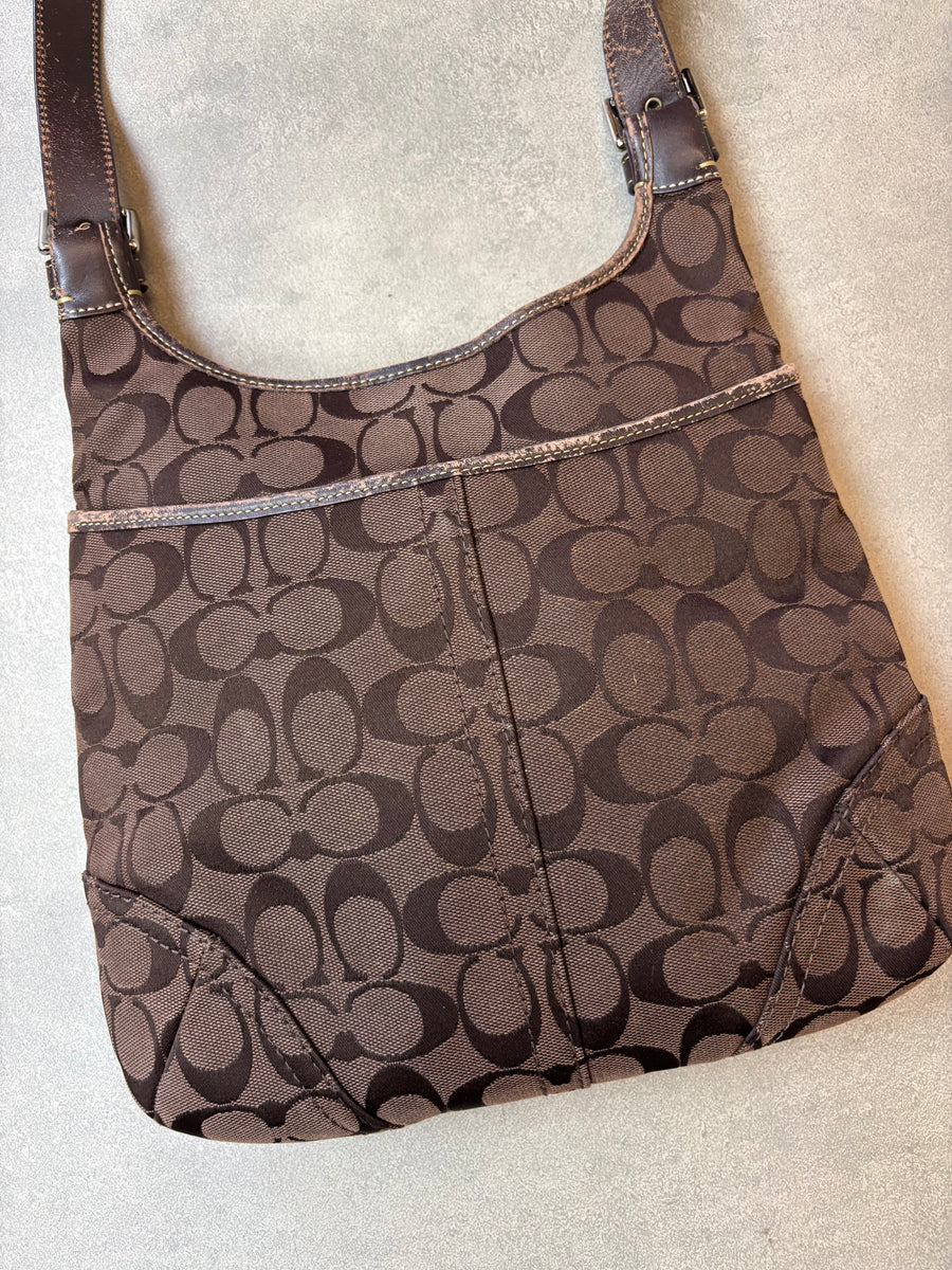 Coach Monogram Shoulder Bag
