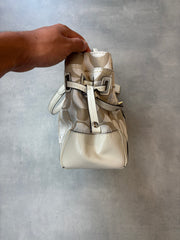 Coach Signature Canvas Shoulder Bag Beige