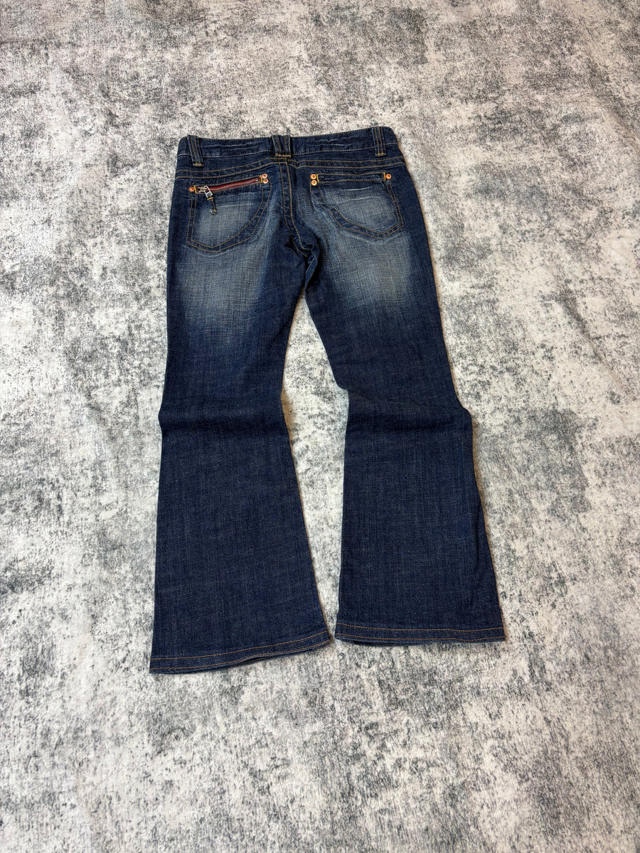 Japanese Dear Heart Bootcut Damenjeans (XS-S)