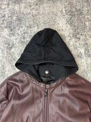 Japanese Semantic Design Kunstleder Jacke (M)
