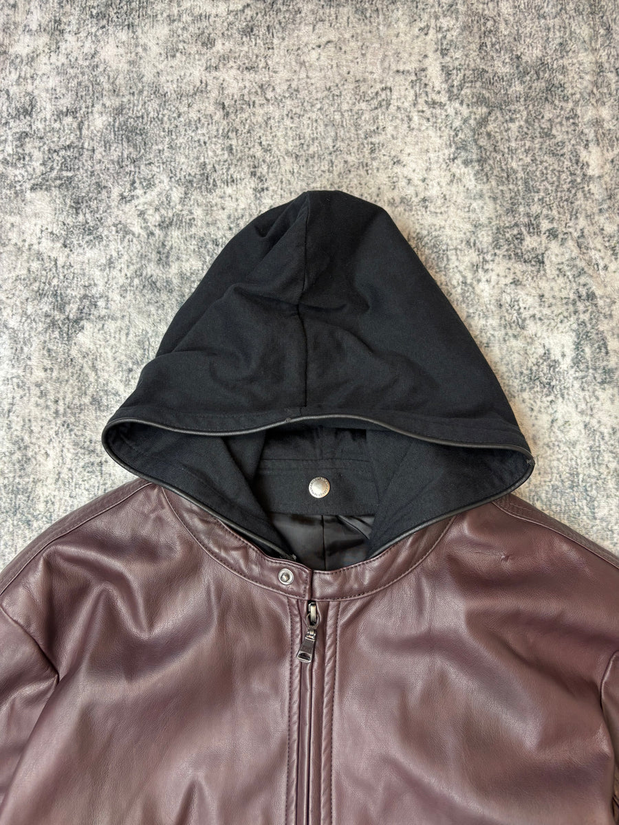 Japanese Semantic Design Kunstleder Jacke (M)