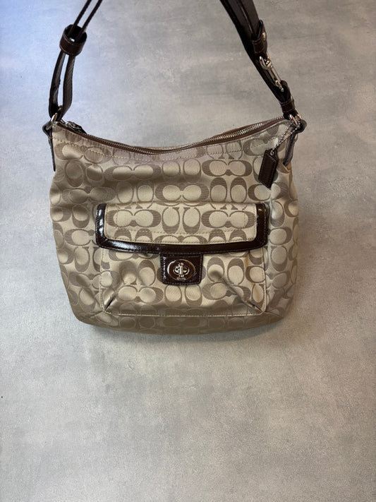 Coach Signature Canvas Shoulder Bag