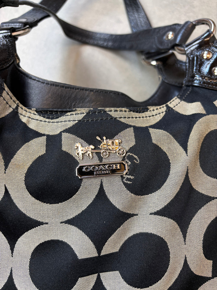 Coach Signature Canvas Shoulder Bag