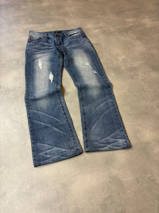 Japanese Indecent Bootcut Herrenjeans