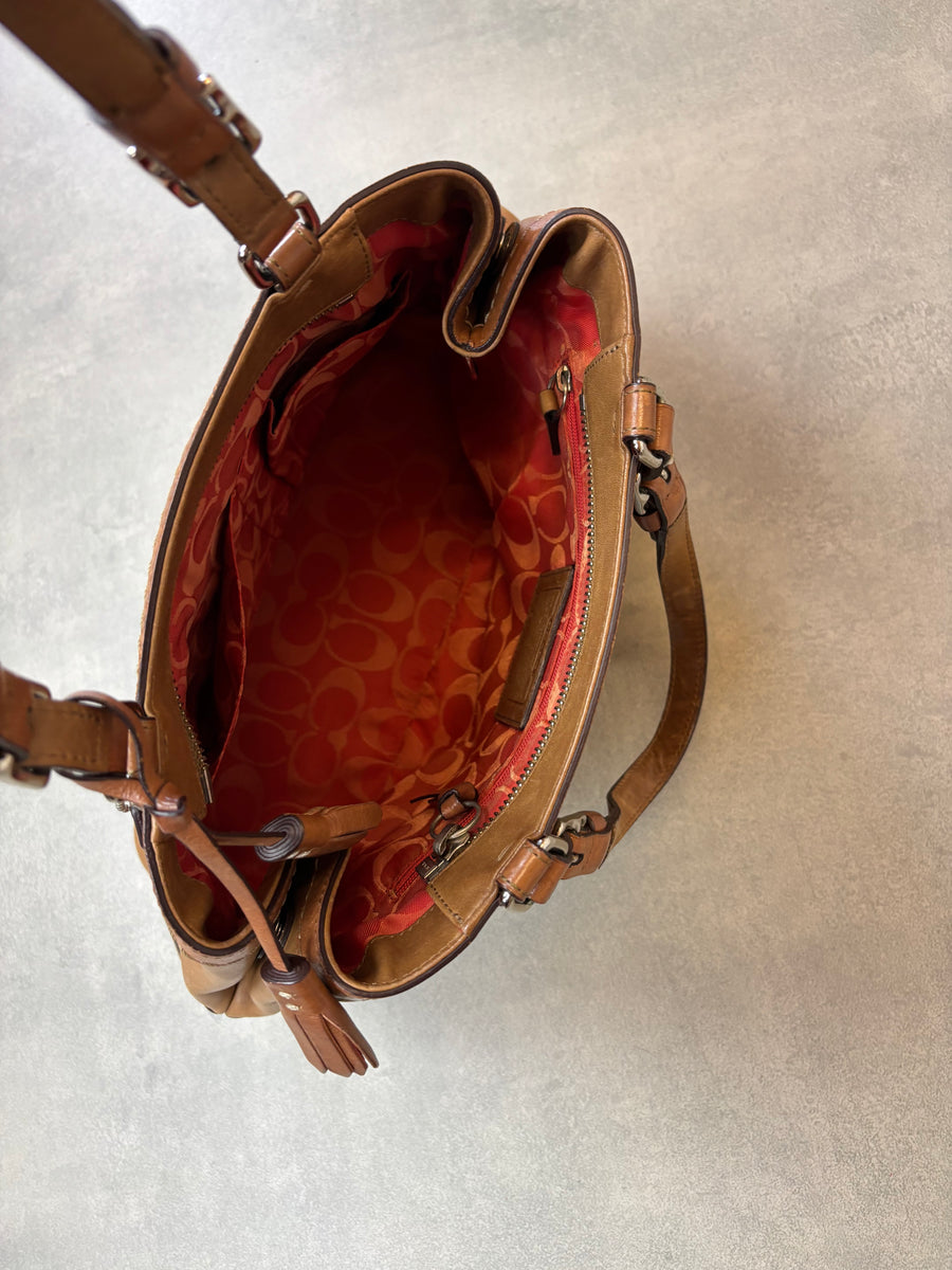 Coach Leather Shoulder Bag