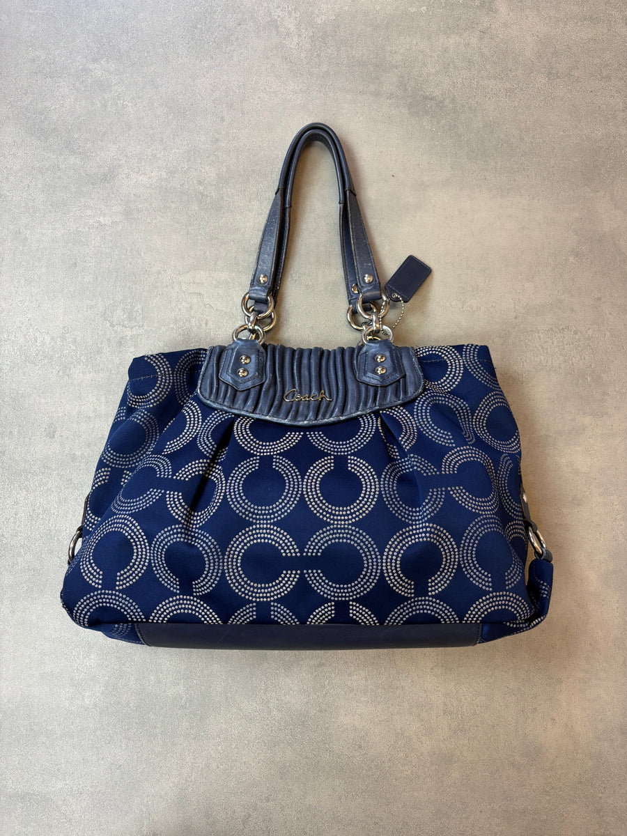 Coach Signature Print Shoulder Bag