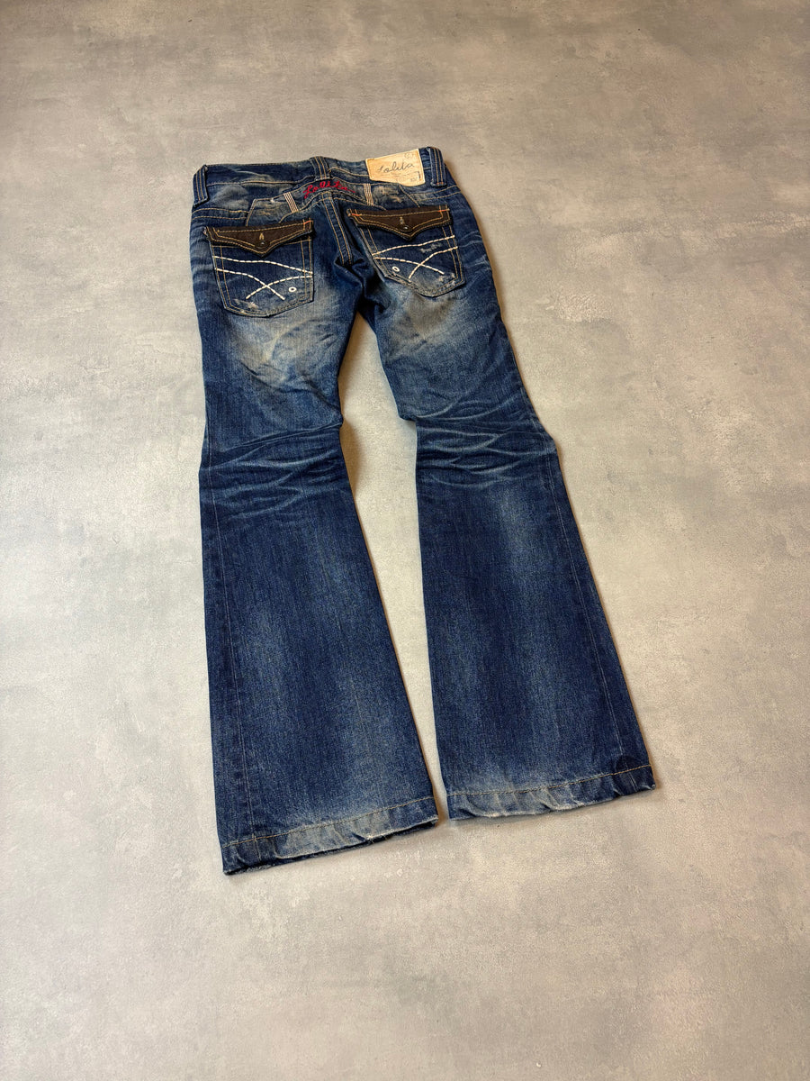 Japanese Bootcut Lolita Damenjeans (M)