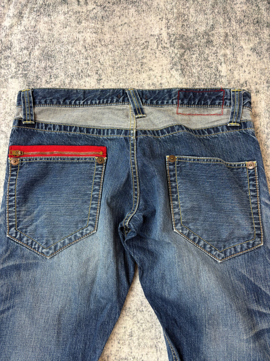 Japanese Blue Way Bootcut Herrenjeans (S-M)