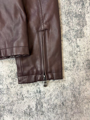 Japanese Semantic Design Kunstleder Jacke (M)