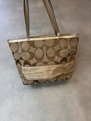 Coach Monogram Shoulder Bag