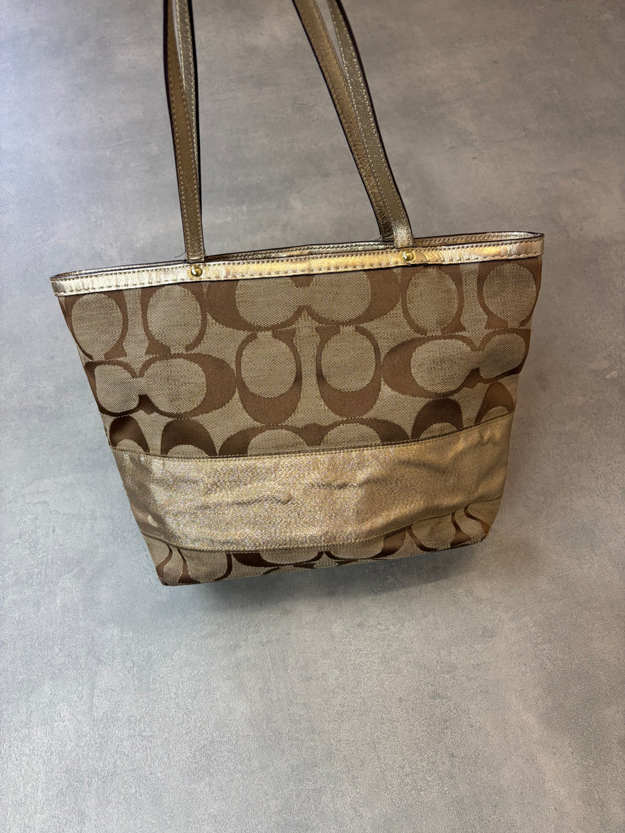Coach Monogram Shoulder Bag
