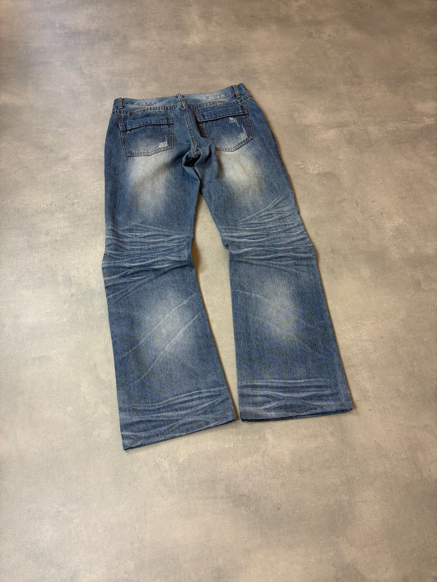 Japanese Indecent Bootcut Herrenjeans