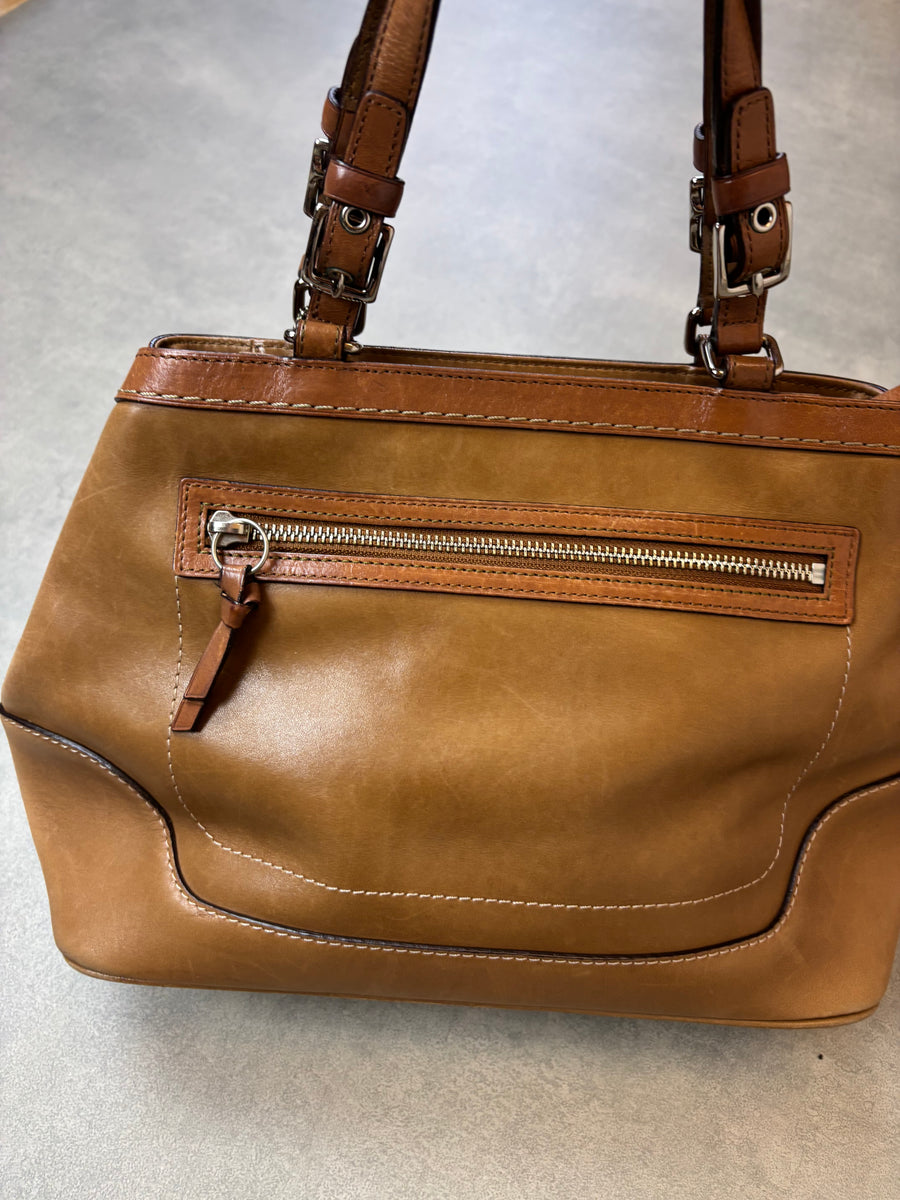 Coach Leather Shoulder Bag