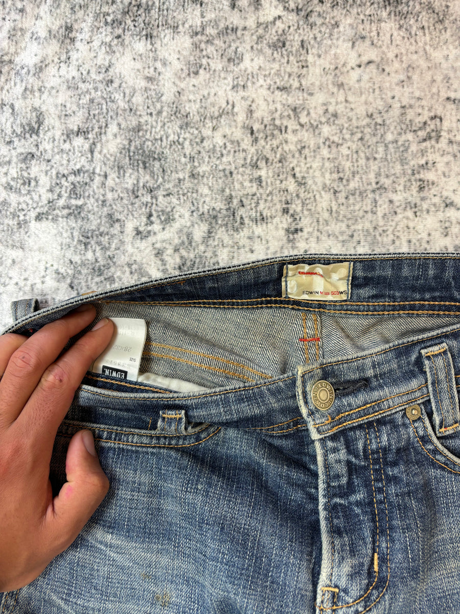 Japanese Edwin 503 Bootcut Damenjeans (M)