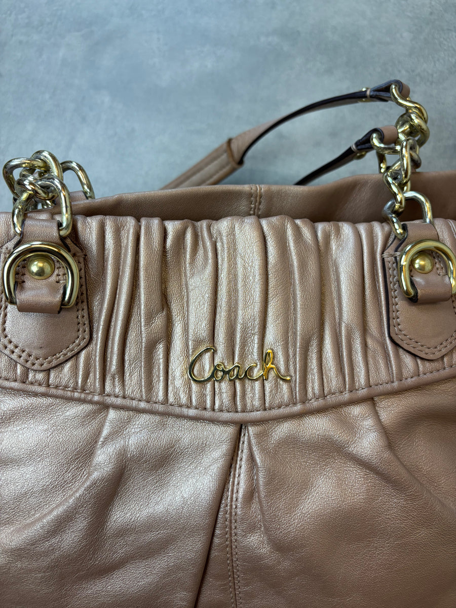 Coach Leather Shoulder Bag