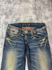 Japanese Red Pepper Bootcut Jeans (M)