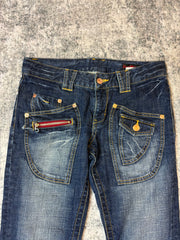 Japanese Dear Heart Bootcut Damenjeans (XS-S)