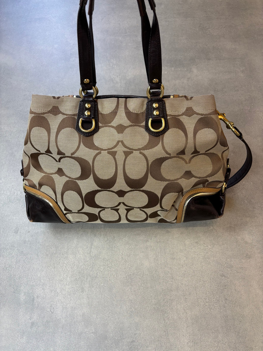 Coach Signature Canvas 2-Way Bag