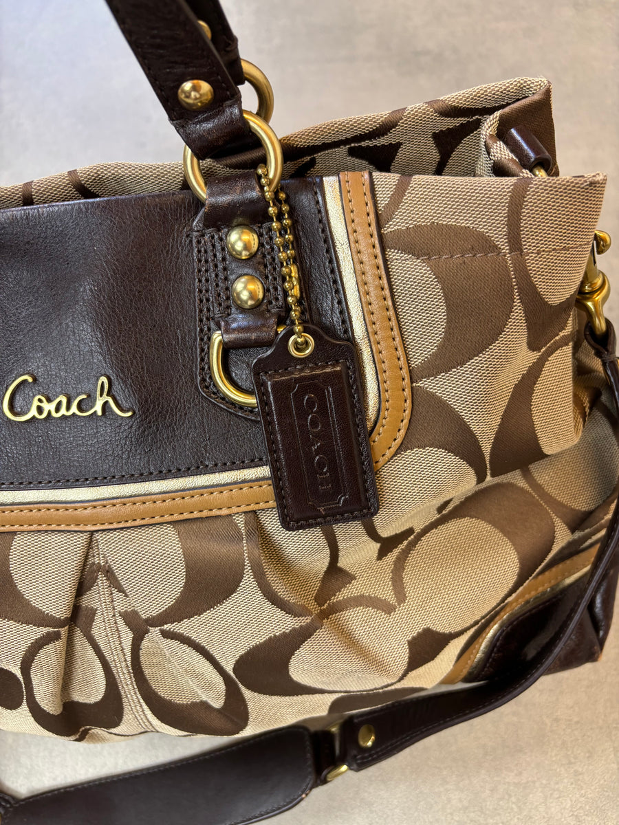 Coach Signature Canvas 2-Way Bag