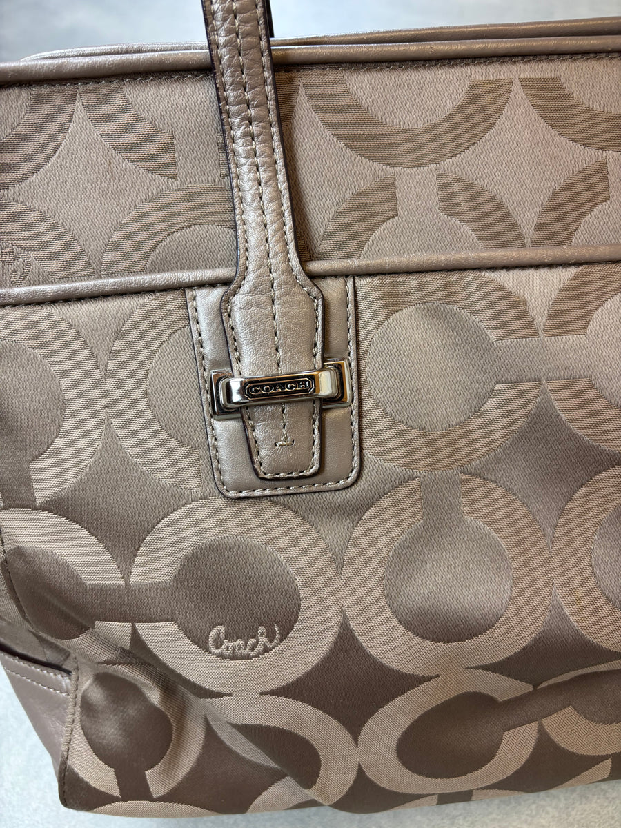 Coach Monogram Tote Bag