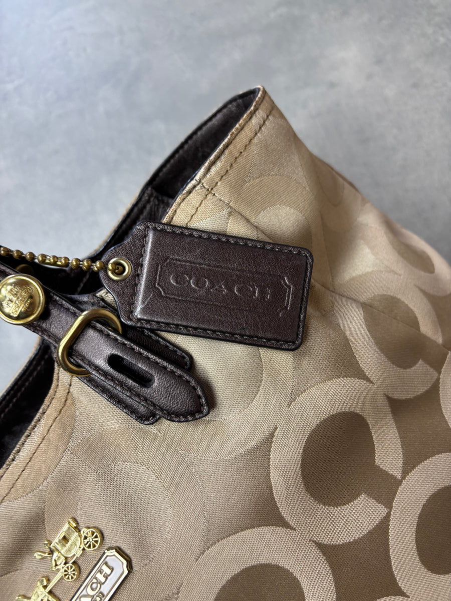 Coach Optic Signature Tote Bag