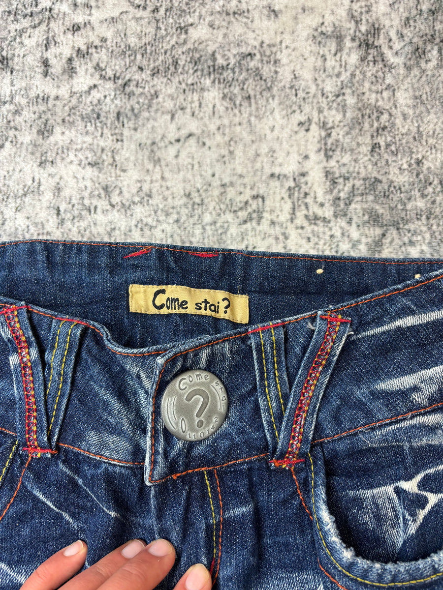 Japanese Come Stai Bootcut Damenjeans (S)