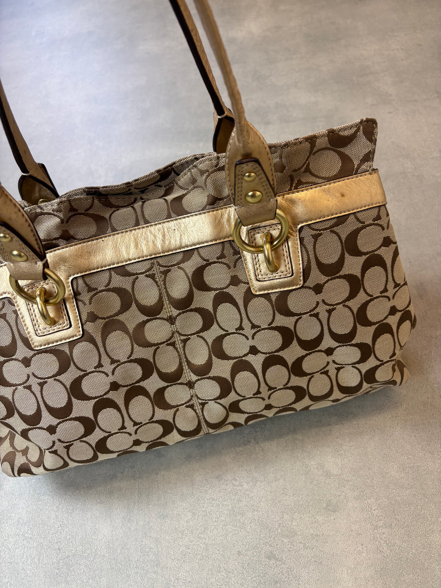 Coach Monogram Shoulder Bag