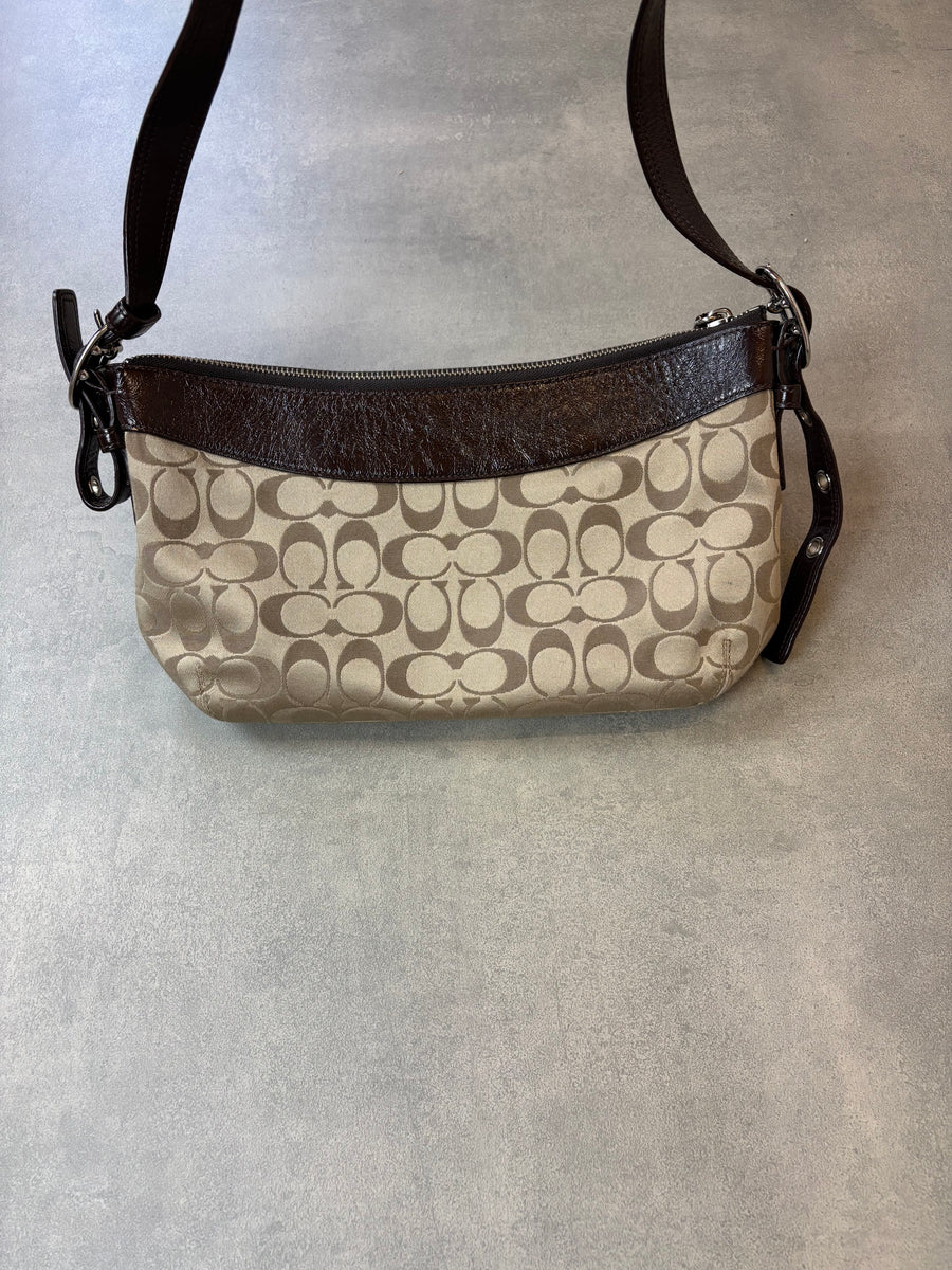 Coach Signature Jacquard Shoulder Bag
