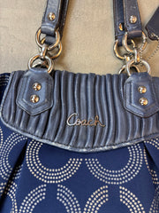 Coach Signature Print Shoulder Bag