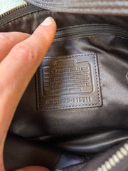 Coach Signature Jacquard Shoulder Bag