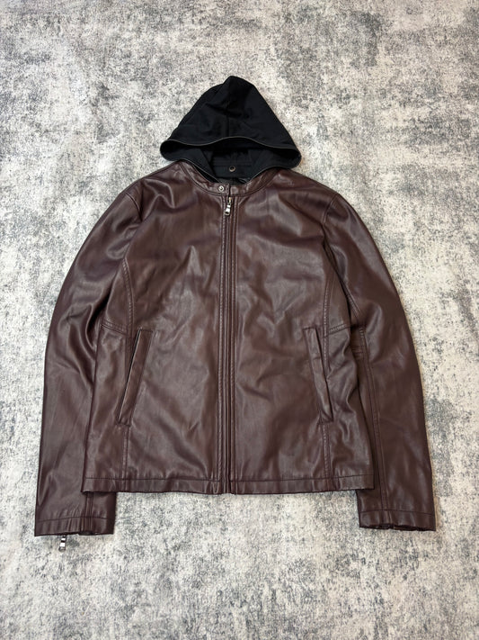 Japanese Semantic Design Kunstleder Jacke (M)