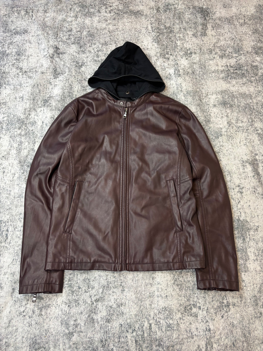 Japanese Semantic Design Kunstleder Jacke (M)