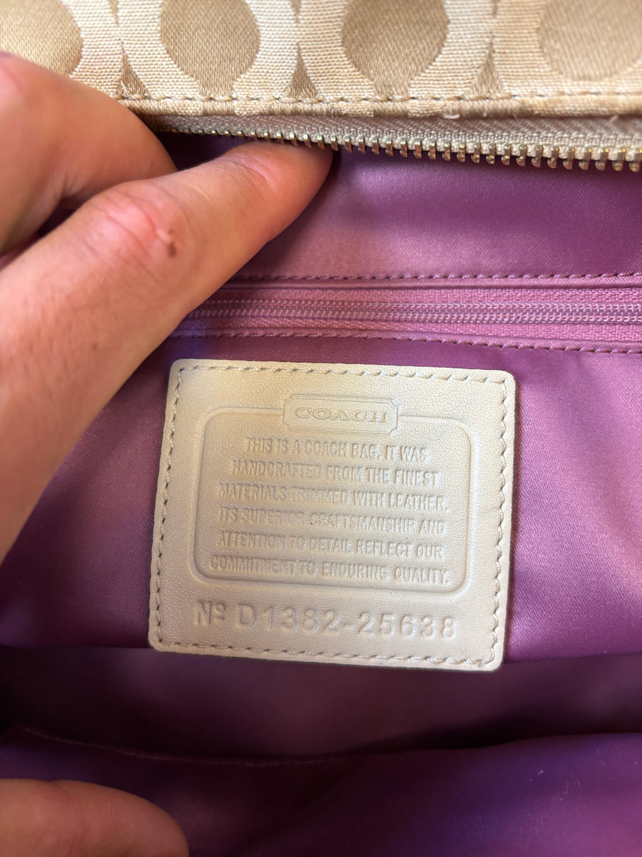 Coach Signature Canvas Shoulder Bag