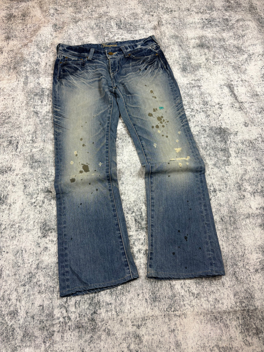 Japanese Vanquish Bootcut Herrenjeans (S-M)
