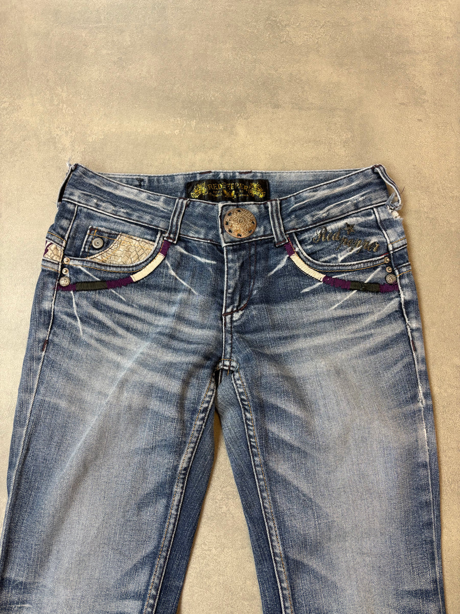 Japanese Red Pepper Bootcut Damenjeans (S)