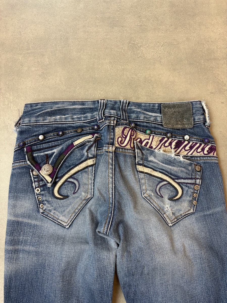 Japanese Red Pepper Bootcut Damenjeans (S)