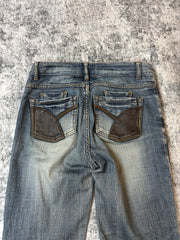 Japanese Blue Jam Bootcut Damenjeans (S)