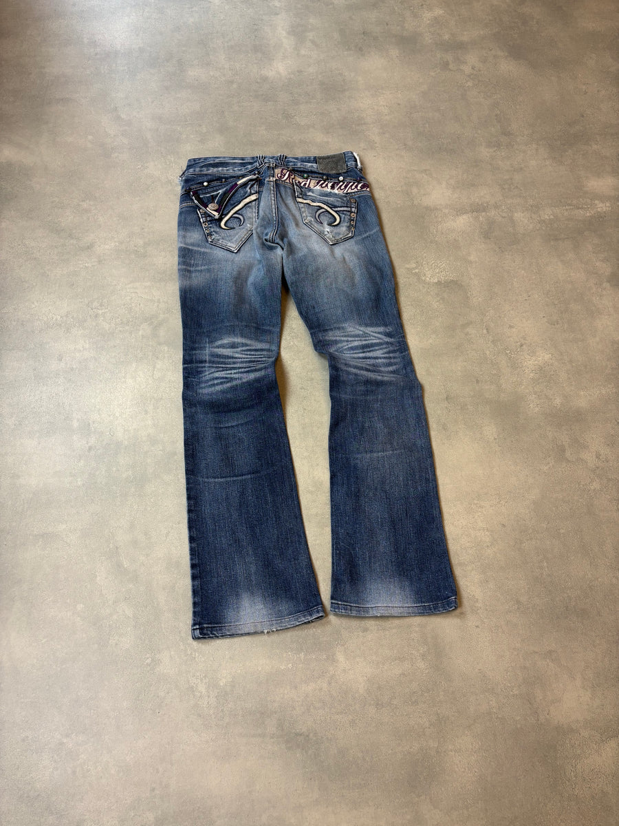 Japanese Red Pepper Bootcut Damenjeans (S)