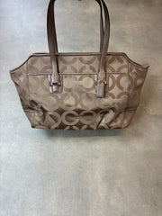 Coach Monogram Tote Bag