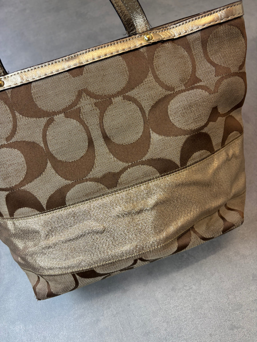 Coach Monogram Shoulder Bag