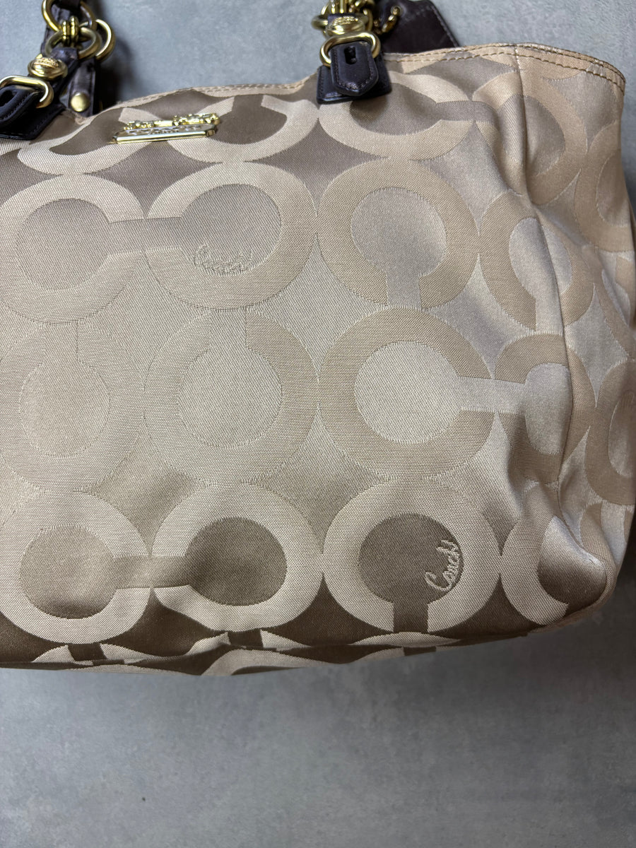 Coach Optic Signature Tote Bag