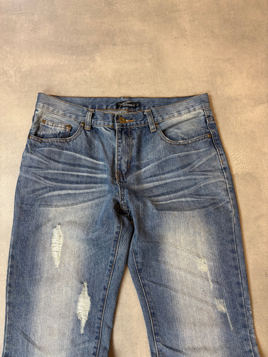 Japanese Indecent Bootcut Herrenjeans